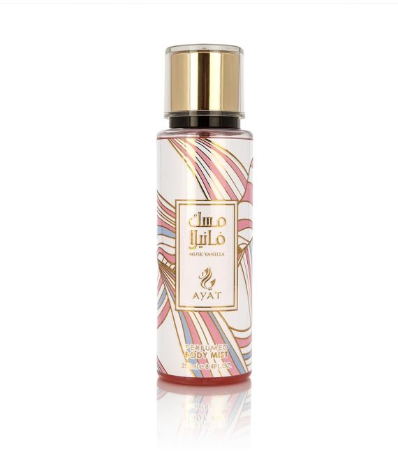 Brume Corporelle MUSK VANILLA 250ml – Body Mist Pour Le Corps